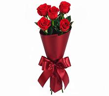 Букет 5 Красных роз Эдлесс Лав в Дубнево