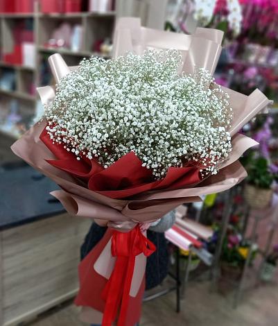 Букет цветов из: Гипсофила в Дубнево