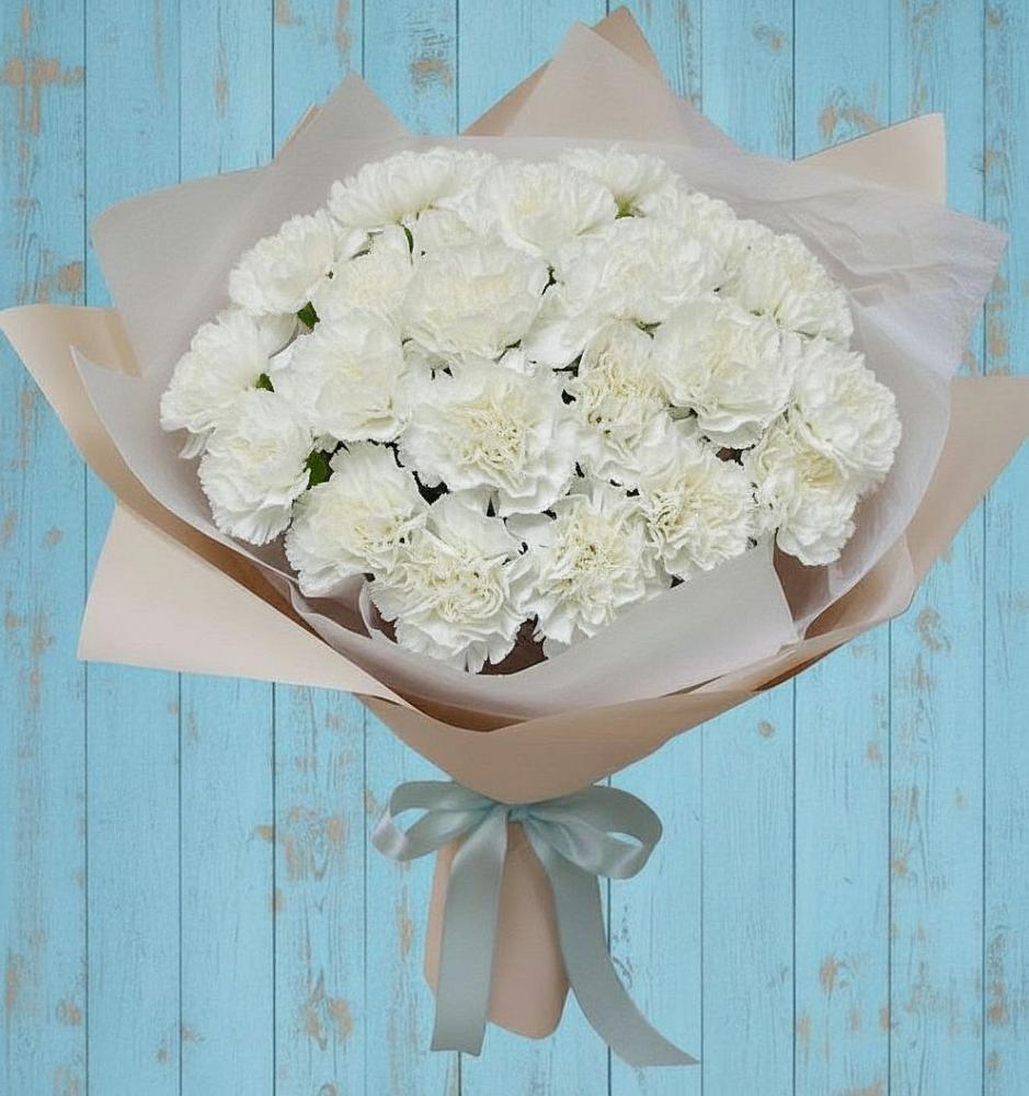 Букет цветов из: Гвоздики в Дубнево