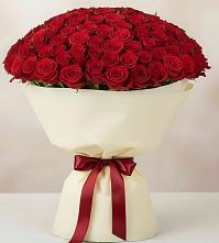 Букет 101 Красная роза Милано в Дубнево