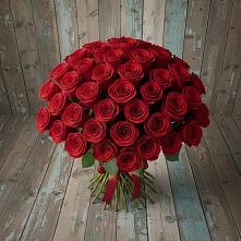 Букет 55 Красных роз Фридом #REPLACE_PRED# Дубнево