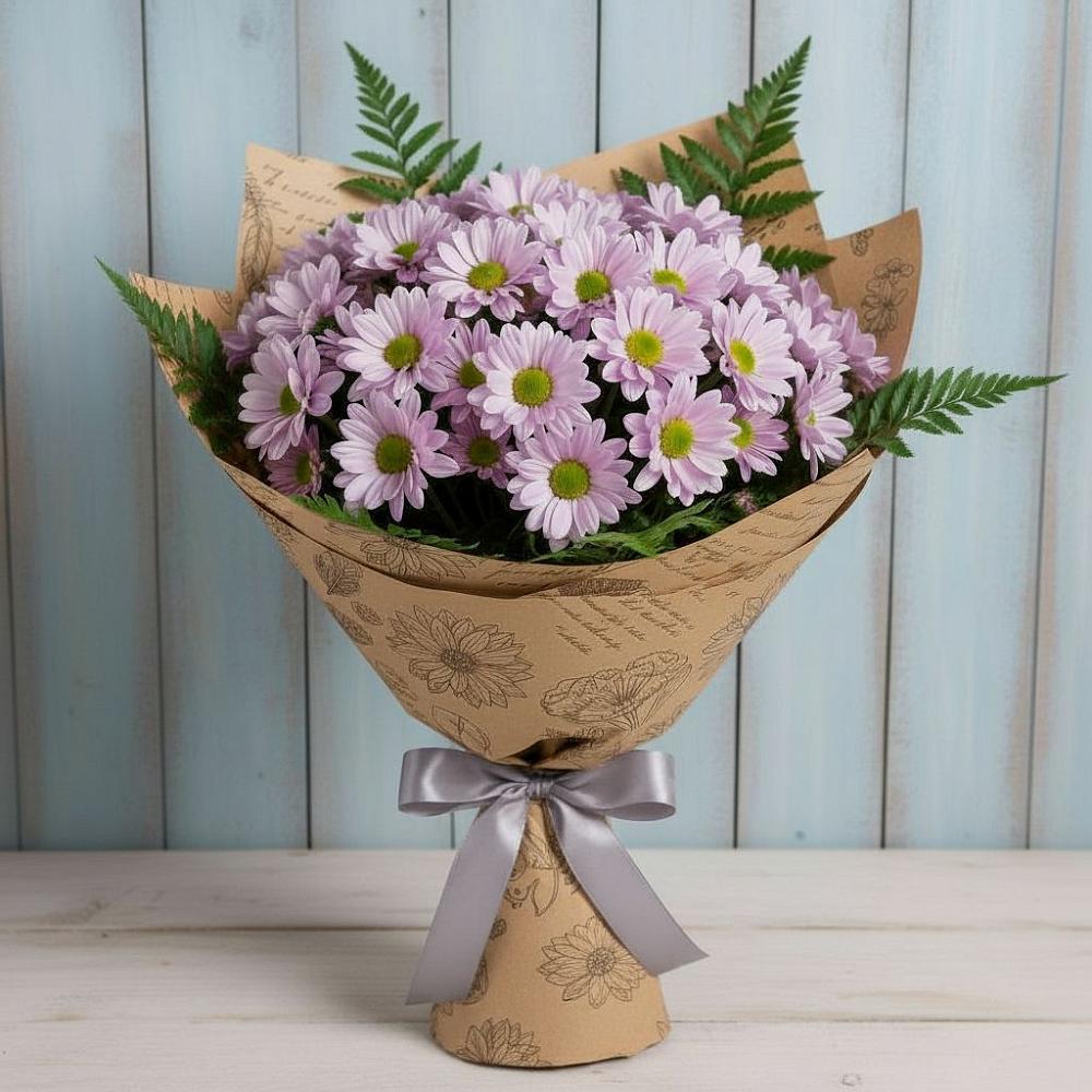 Букет цветов из: Хризантемы в Дубнево