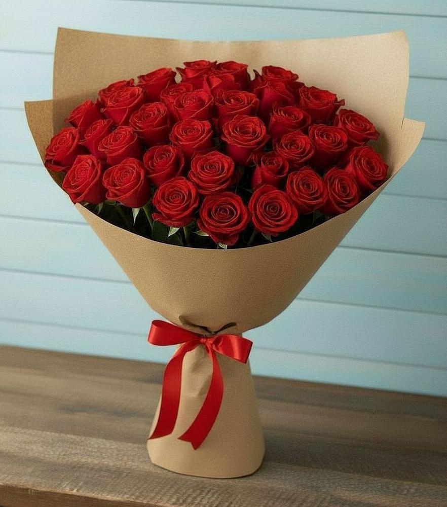 Букет Красные розы Милано в Дубнево