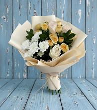 Букет цветов из:  Розы и Хризантемы в Дубнево