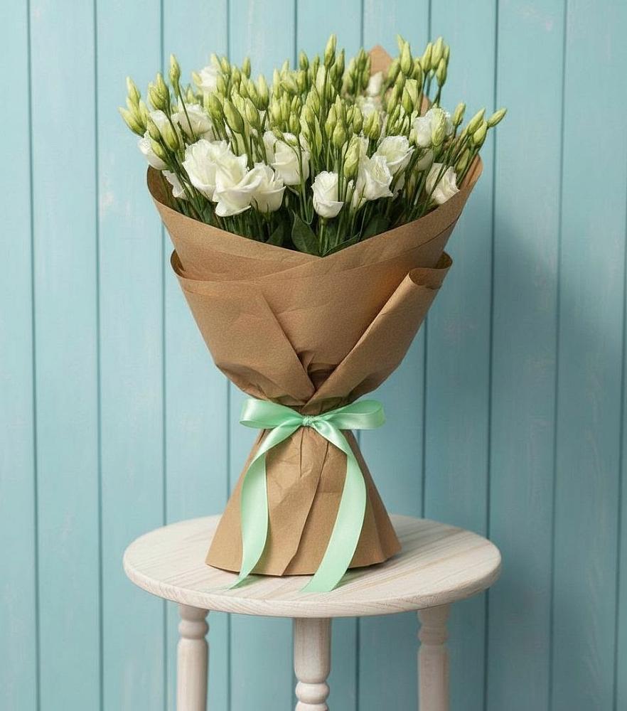 Букет цветов из: Лизиантусы в Дубнево