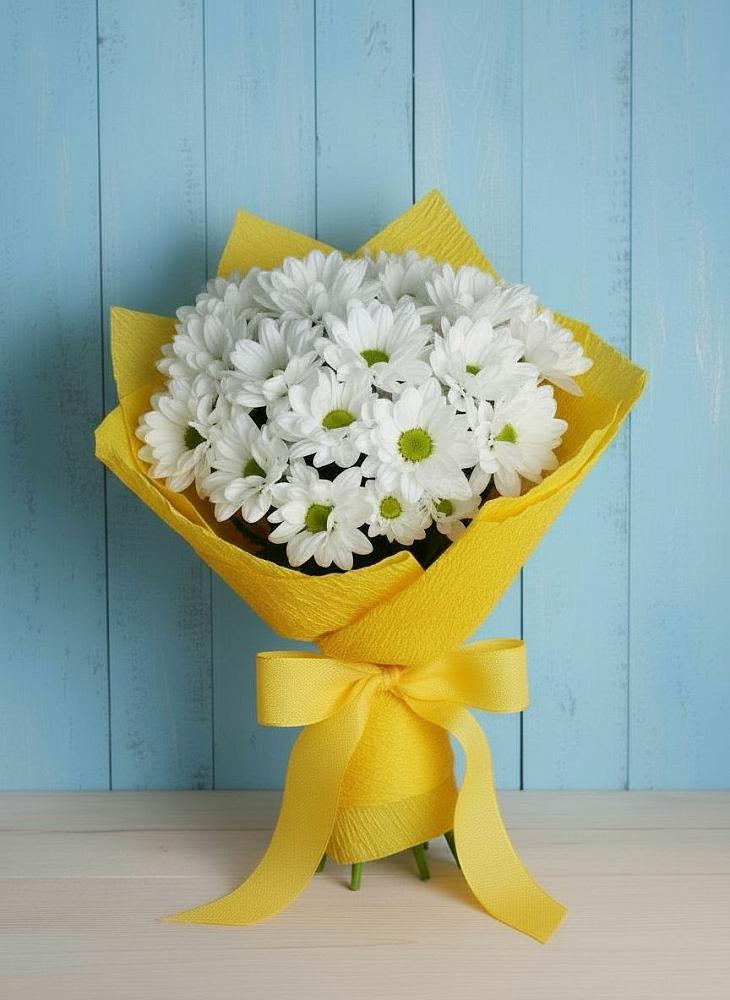 Букет цветов из: Хризантемы в Дубнево
