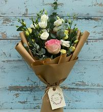 Букет цветов из:  Розы и Лизиантусы #REPLACE_PRED# Дубнево