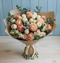 Букет цветов из:  Альстромерии и Розы #REPLACE_PRED# Дубнево