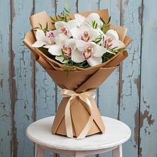 Букет цветов из:  Орхидеи и Розы в Дубнево